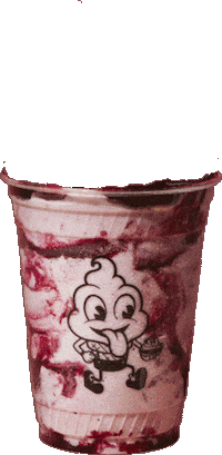 Milkshake Blackberry Sticker by Mister Dips