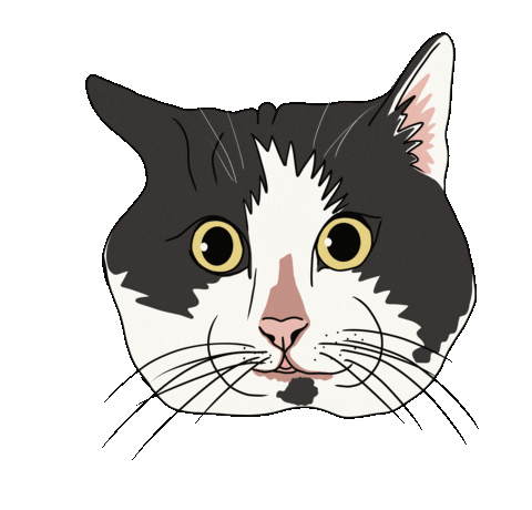 Cat Robin Sticker by LaCasa