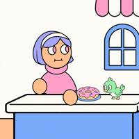 Not Sharing Sweet Tooth GIF by Fatman