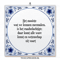 Wijsheid Reflectie GIF by Tegelspreuken.nl