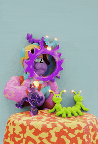 samwoodd happy art party cartoon GIF