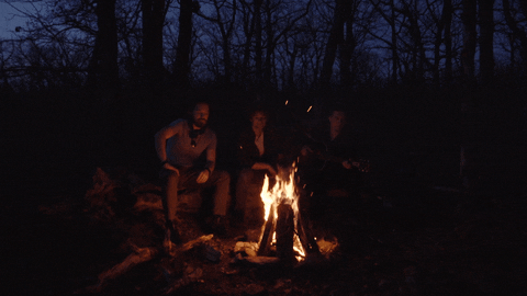 Camping Camp Fire GIF by Hanson