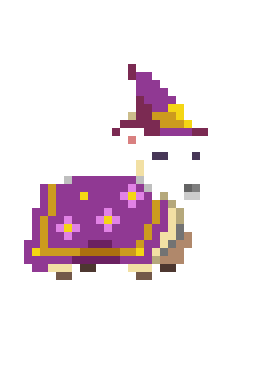 subpixel magic ready goat set Sticker