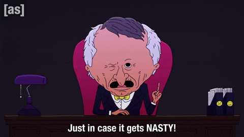 Just In Case Shaking Finger GIF by Adult Swim