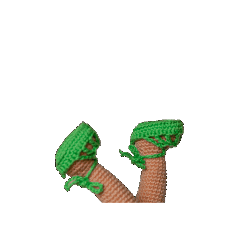 Legs Crochet Sticker by A la Sascha