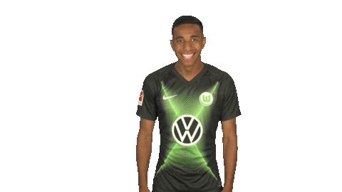 Happy Vfl Wolfsburg Sticker by Bundesliga