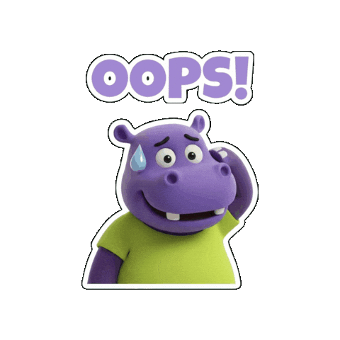 Surprised Oh No Sticker