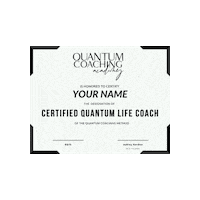 Manifest Quantum Sticker by thequantum.coach