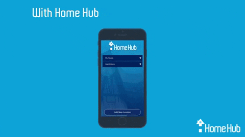 HomeHubGiph giphygifmaker realestate appliances homehub GIF