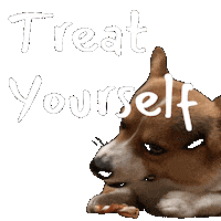 Corgi Treat Sticker