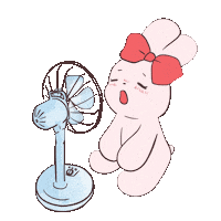 mochietomaruzou summer japan rabbit かわいい Sticker