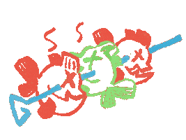 Drawing Eating Sticker by Mediatoon Distribution