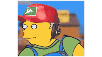 The Simpsons Farmer Sticker