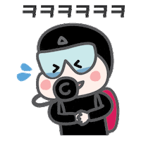 dray1004 diving scuba vv diver Sticker