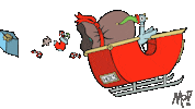 Happy Santa Claus Sticker by Mo Willems Workshop
