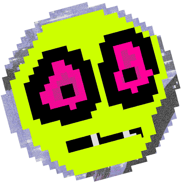 Pixel Eyes Sticker