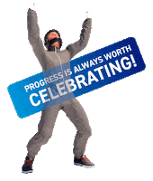 Progress Celebrate Sticker by Flight-1