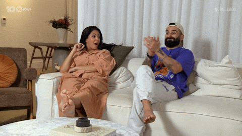 Shocked Australian Tv GIF by Gogglebox Australia