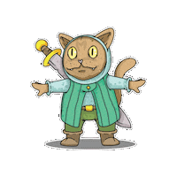 Cat Illustration Sticker by BOYISHMIND