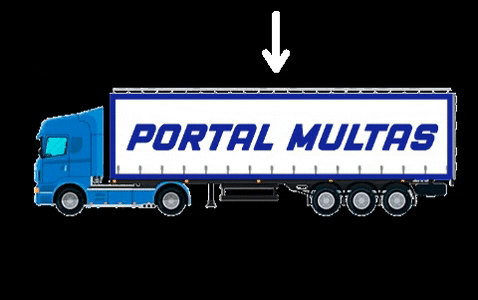 PortalMultas giphygifmaker giphyattribution caminhao transito GIF
