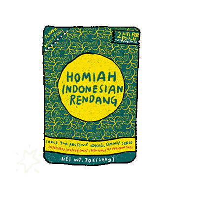 HomiahFoods giphyupload food indonesian rendang Sticker