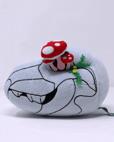 dionne_ong spooky skeleton mushroom tim burton GIF