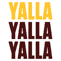 Yalla Tamuq Sticker by Texas A&M at Qatar