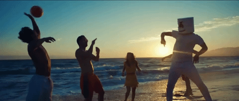 beach check this out GIF by Marshmello