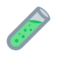 emojivid test emoji science tube Sticker