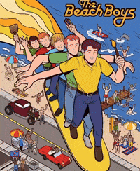 Coloring Book Surf GIF by The Beach Boys