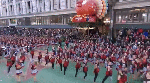 marching band GIF by The 91st Annual Macy’s Thanksgiving Day Parade