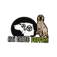 Fame Pappa Sticker by Asilo per cani Dog'sMind