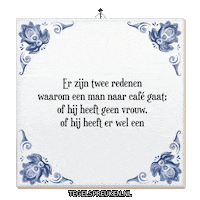 Man Humor Sticker by Tegelspreuken.nl