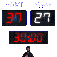 27 Away Sticker