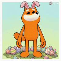 Bouncing Easter Eggs GIF by BONK