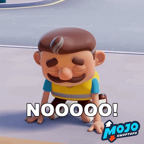 I Cant Believe It No Way GIF by Mojo Swoptops