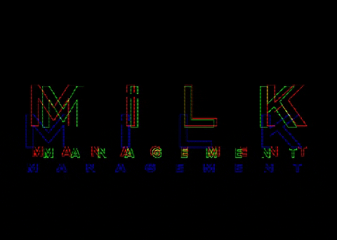 milkmodelmanagement giphygifmaker logo model milk GIF