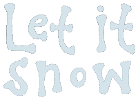 Let It Snow Sticker