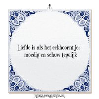 Hart Troost Sticker by Tegelspreuken.nl