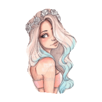 ocean mermaid STICKER by imoji