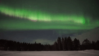Northern Lights Dance Over Finland