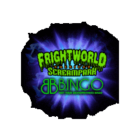 BbsBingo buffalo bbs bingo boozy bingo frightworld Sticker