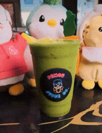 Green Tea Wellness GIF by Pengu Juice Co.