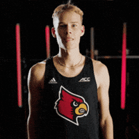 Track Field Go Cards GIF by Louisville Cardinals