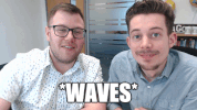 hello GIF by Andrew and Pete