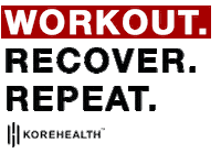 korehealthofficial fitness workout gym health Sticker