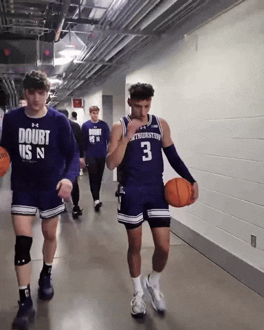 Pregame Hallway GIF by Northwestern Athletics