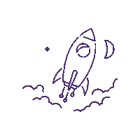 TECCompany space internet fast rocket Sticker