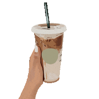 Rachelnoelcreative happy smile coffee drink Sticker