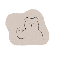 papikoshirokuma no bear くま kuma Sticker